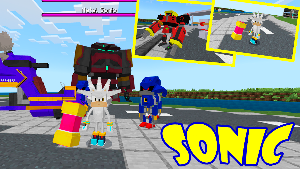 Sonic mod for Minecraft Screenshot 1
