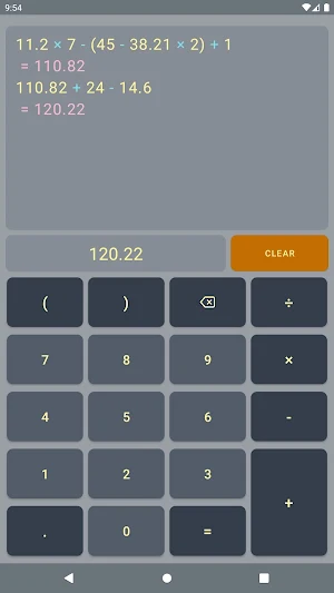 My Calc Screenshot 3