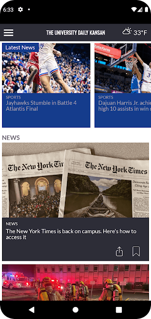 University Daily Kansan Screenshot 2