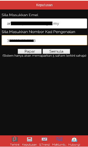 MySaham2u Screenshot 1