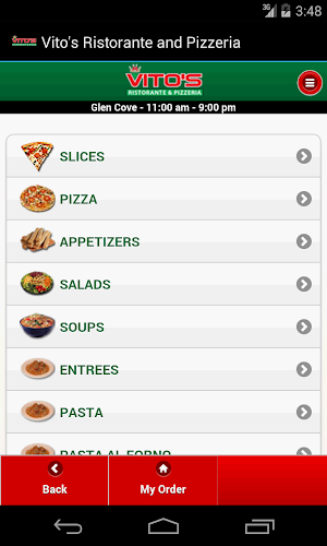 Vito's Ristorante and Pizzeria Screenshot 1
