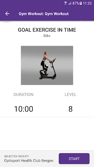Optisport Health Club Screenshot 2