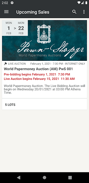 Pawn-Shop.gr Auctions Screenshot 0