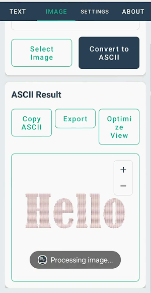 ASCII Char Sketch Screenshot 3