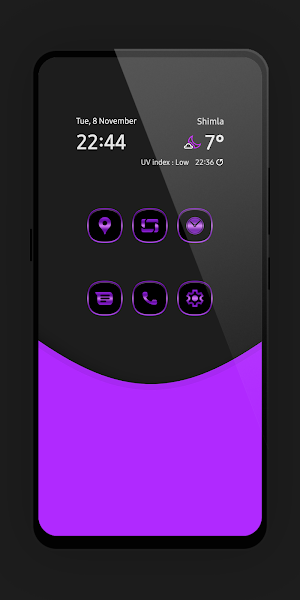 Dazzling Purple Icon Pack Screenshot 0