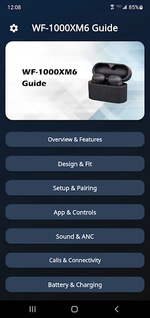 WF-1000XM6 Guide Screenshot 1
