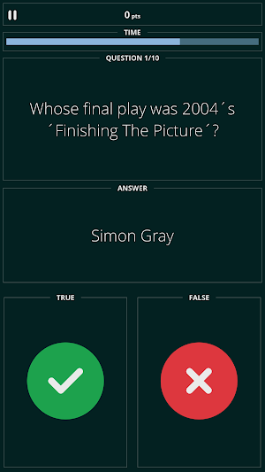 True or False Quiz Screenshot 1