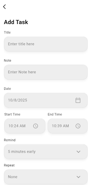 TASKMATE Screenshot 1