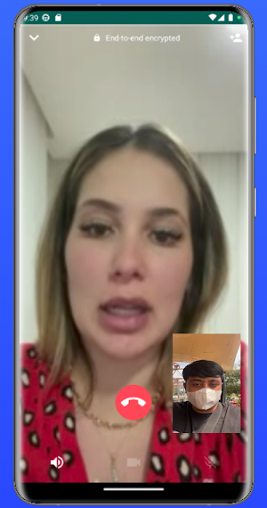 Video Call Virginia Fonseca Screenshot 0