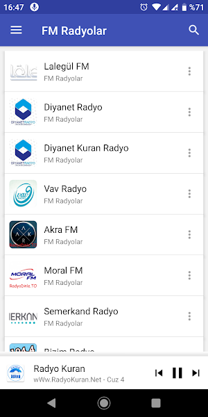 Dini Radyolar - İslami Radyo Screenshot 2