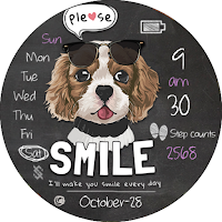 BFF110- Blackboard Art Dog