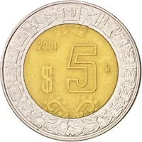 5 pesos