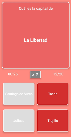 Mapa de Peru - Quiz Screenshot 1