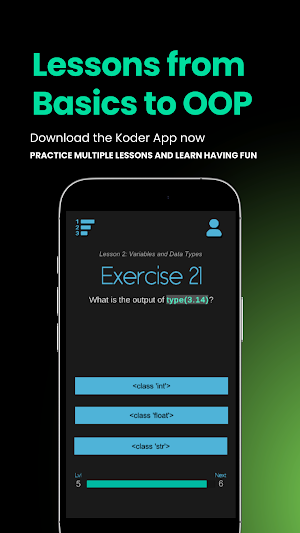 Koder - Learn Python Screenshot 2