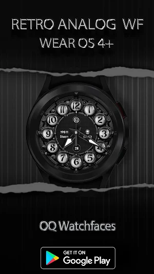 Retro Analog WF Wear OS 4+ Screenshot 0