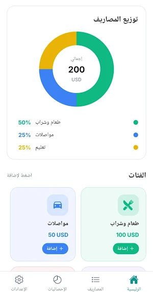 Hassala Expenses and Budgeting Screenshot 2