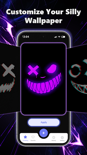 Silly Fun Smile Live Wallpaper Screenshot 2