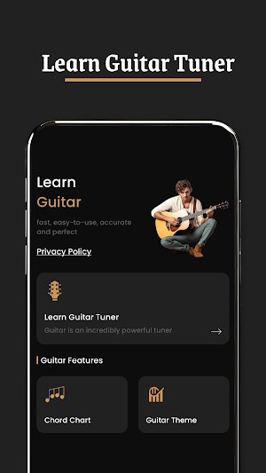 Learn Guitar Tuner & chords Screenshot 0