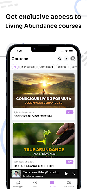 Living Abundance Screenshot 2