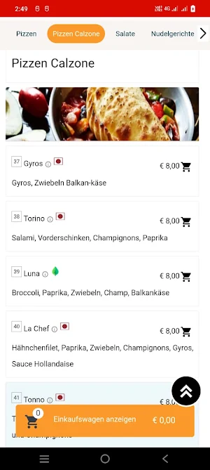 Pizzeria Parma Bochum Screenshot 2