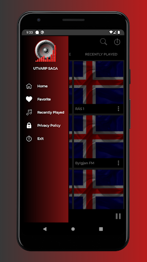 Utvarp Saga App Screenshot 2