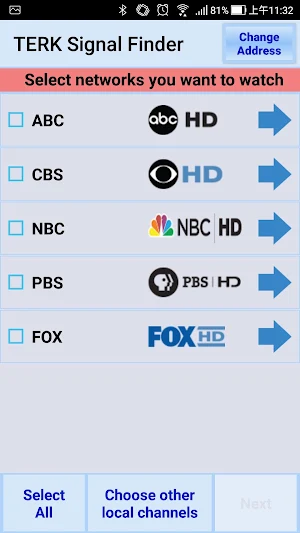 TERK Signal Finder Screenshot 1