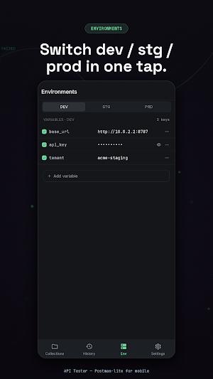 API Tester — HTTP Client Screenshot 3
