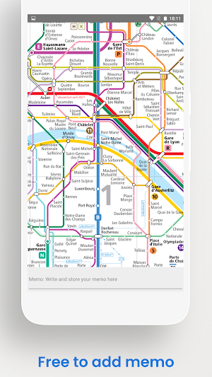 Paris Metro Train Map Offline Screenshot 3