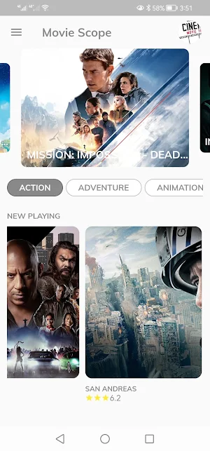 Movie Scope Screenshot 0
