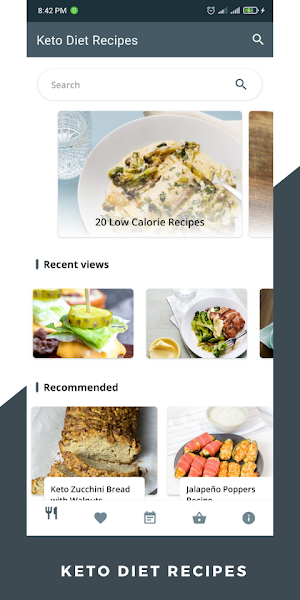 Keto Diet Recipes: Ketogenic Diet Recipe App Free Screenshot 0