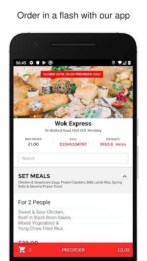 Wok Express Screenshot 1