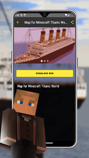 MCPE Titanic Ship Modpack Screenshot 3