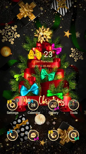 Christmas Ribbon - Wallpaper Screenshot 0