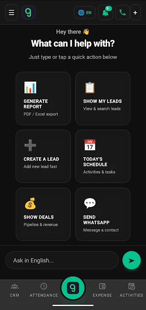 NeeN AI CRM Screenshot 1