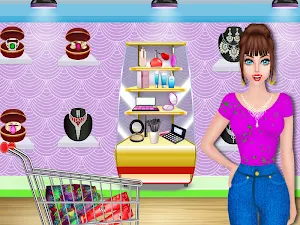 Rich Girls Shopping Mall: Super Store Cashier Screenshot 1