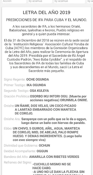 La Letra del año 2019 Cuba Screenshot 1