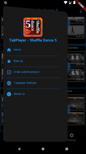 Shuffle dance training at home Screenshot 1