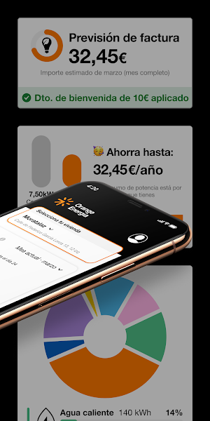 Orange Energía — Clientes Screenshot 1