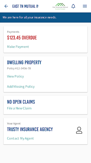 East Tennessee Mutual Ins Screenshot 0