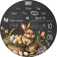 BFF24- Easter Eggs and Bunny