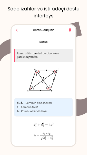 Cib Düsturları - Riyaziyyat Screenshot 2