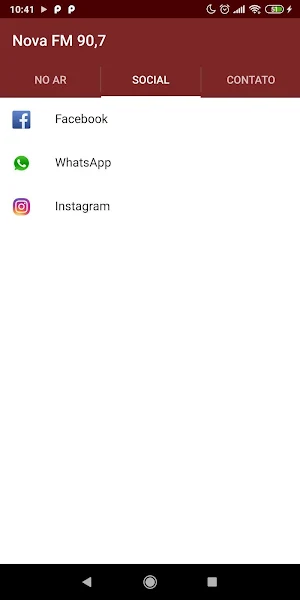 Nova FM 90,7 Screenshot 2