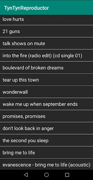 Tyn Tyn Reproductor Screenshot 0