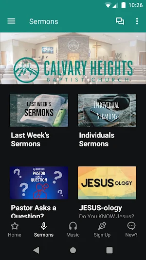 Calvary Heights Baptist Church Screenshot 1
