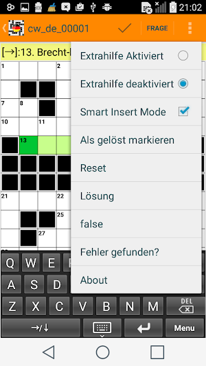 German Crossword Puzzles Free Screenshot 3