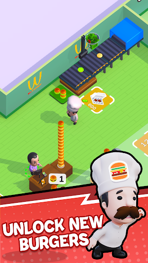 Burger Shop game - My cafe 3d Screenshot 2