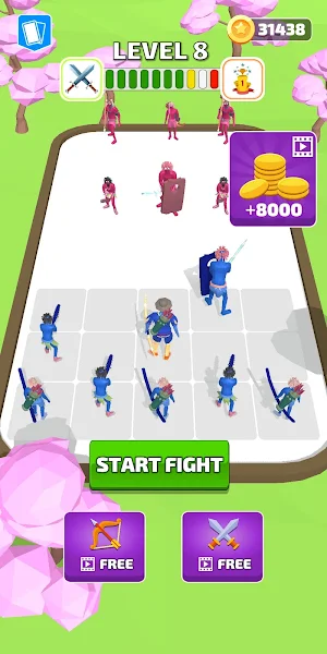 Heros Merge Crowd Fight Master Screenshot 0