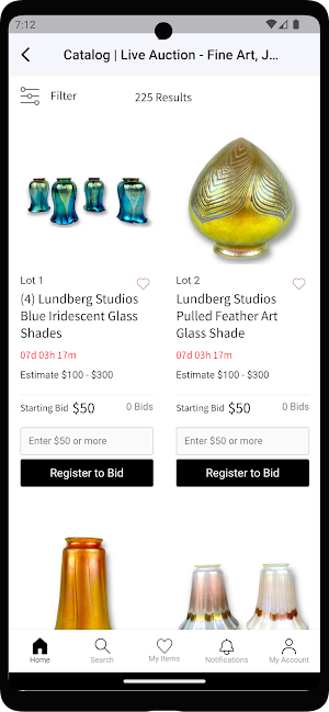 SebastianCharles Auctions Screenshot 3