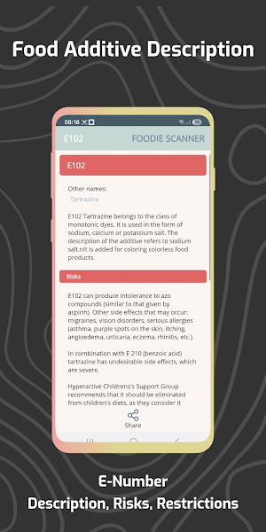 Foodie Scanner Screenshot 3