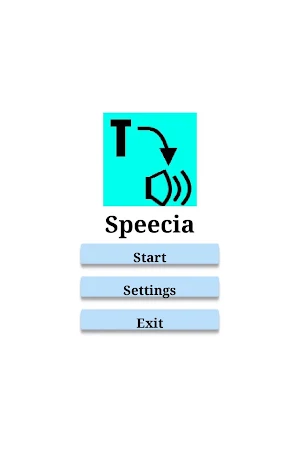 Speecia - Text To Speech Screenshot 0